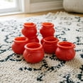 thumbnail image 4 of 6-Piece Mini Bucket Set: Portable candy buckets, Halloween decorations, and home decorâ for holiday parties,Red,5.5,Home, 4 of 5