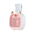 thumbnail image 1 of Billuyoard Mini ventilador de carga USB 2 en 1 con 3 modos, ventiladores de refrigeración de escritorio recargables para viajar, equipo portátil Humidificadores Rosa, 1 of 6