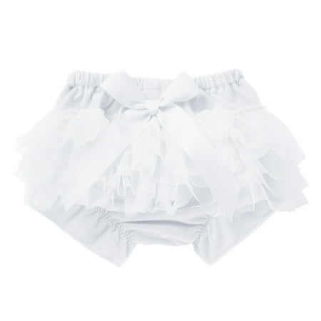 LNMQLPDBS Baby Girls Solid Color Spring Summer Shorts Skirt Cotton Bloomers Skirt Basic Washable Diaper Cover