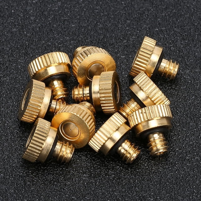 Misting Sprinkle, Brass Material Atomizing Nozzle For Humidification For Greenhouses For Outdoor Cooling Systems For Landscaping