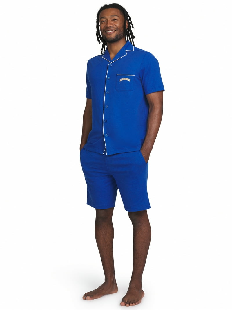 Dogg Supply by Snoop Dogg Men's Notch Collar Shirt and Shorts