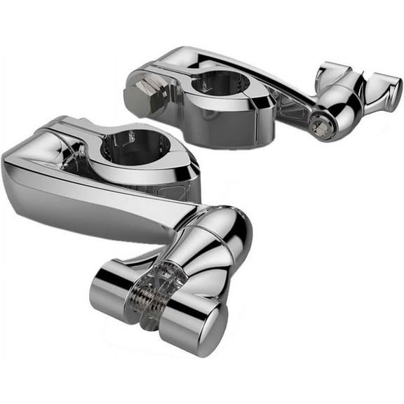 Ciro Chrome Extended Length Highway Peg Mounting Kit (60004)