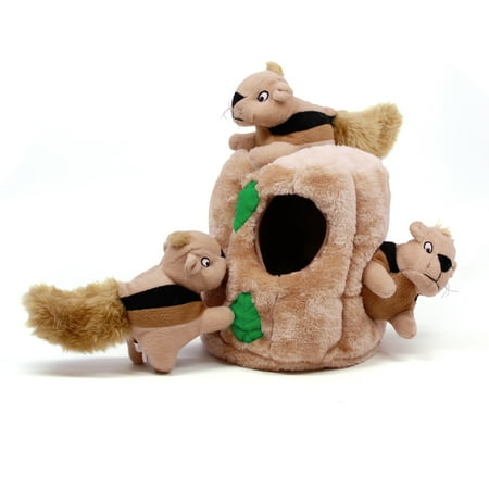 UPC: 0700603310031 | Outward Hound Hide A Squirrel Plush Dog Toy Puzzle  Brown  Large