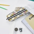 thumbnail image 6 of Fotbe Cute Rabbit Pattern Leather Pencil Case, Pencil Pouch with Durable Zipper, Compact and Stylish Organizer for Stationery, Art Supplies, Travel Essentials, 6 of 7