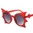thumbnail image 2 of Eosunjian 1 Pair Unisex Retro Bat Shape Sunglasses Women Men Punk Eyewear Hip Hop Style Funny Sun Glasses Fashion Accessories, 2 of 13