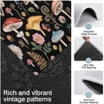 thumbnail image 3 of Red Mushroom Flower Black Pattern Kitchen Rugs Sets Of 3,Kitchen Runner Rugs Non Skid Washable,Decorative Kitchen Floor Mats for Kitchen,Sink,Laundry,17"x30"+ 17"x47" + 17"x59", 3 of 6