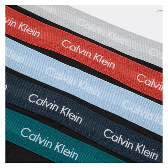 Calvin Klein Classic Fit Cotton Men’s Trunk 5Pack Black, Color Waist,Size XL