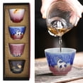 thumbnail image 4 of Ceramic Cup, Durable Anti-scalding 4Pcs/Set Drinkware, For Daily Drinkware Home Gifts Office, 4 of 8