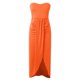 thumbnail image 4 of Vestido informal de playa sin mangas y cuello redondo holgado para mujer - Poliéster, ligero para vacaciones/uso diario, 4 of 5
