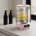 thumbnail image 4 of zhangmingg Portable Compact Washing Machine Rechargeable 3L Capacity with Rotation for Underwear Swimwear Bedding Apartment Dorm Hotel Travel Use, 4 of 5
