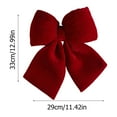 thumbnail image 2 of putnchl Red Velvet 3d Bow Large Christmas Decoration Christmas Tree Pendant, 2 of 2
