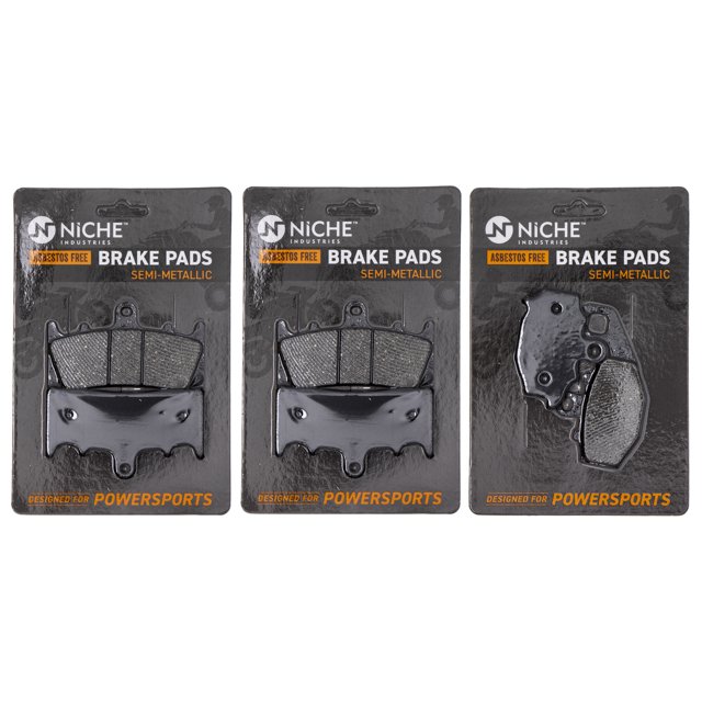 Niche Semi-Metallic Brake Pad Set for Kawasaki Ninja ZX6R Motorcycle MK1002555