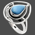 thumbnail image 2 of Natural Owyhee Opal 925 Sterling Silver Ring s.8.5 Jewelry R-1446 SDR227482, 2 of 5