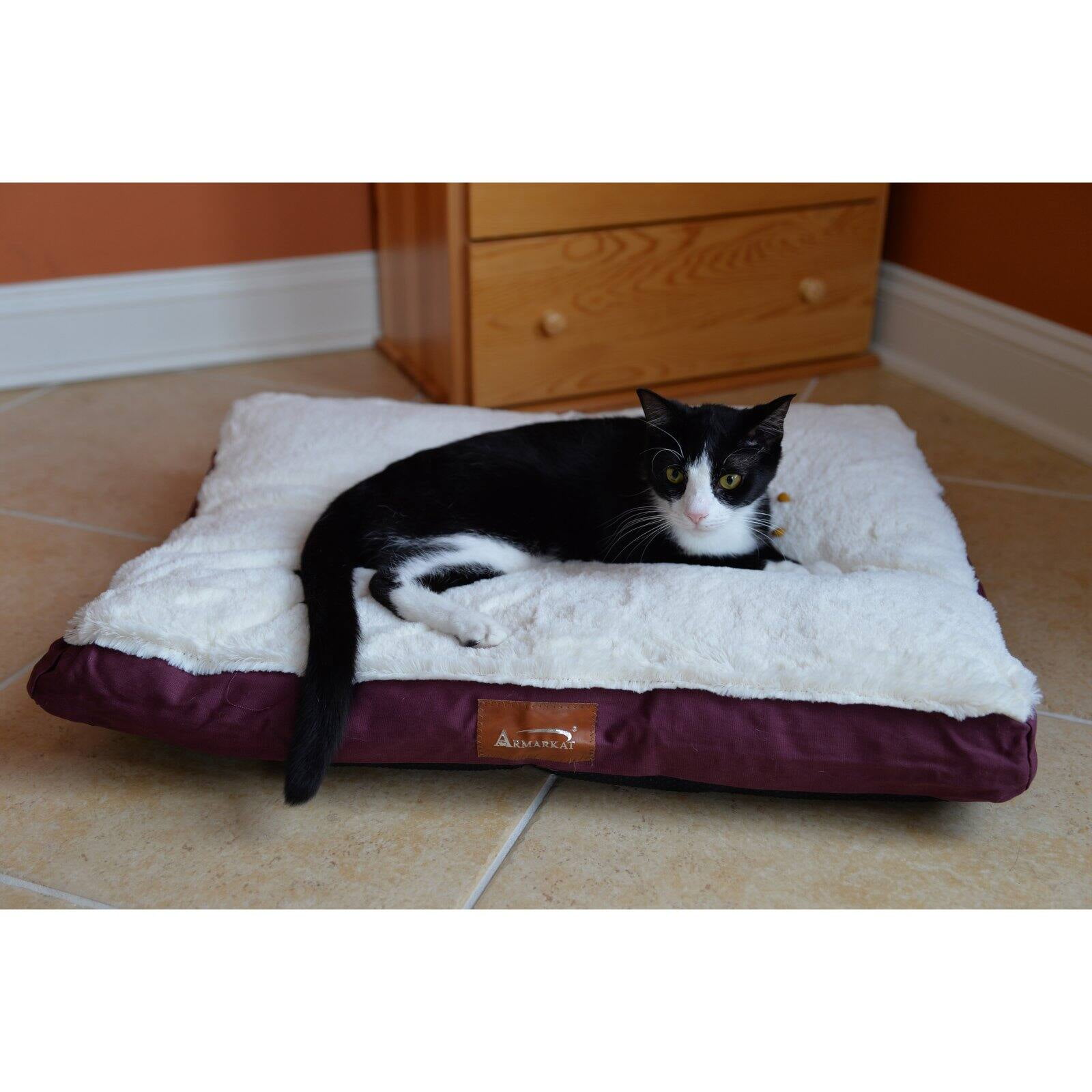 Armarkat Pet Bed Mat 49-Inch by 35-Inch by 8-Inch M02HJH/MB-Extra Large, Ivory