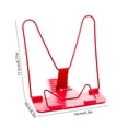 thumbnail image 3 of Werulen Adjustable Book Stand Foldable Reading Stand, Multi Angle Cookbook Tablet Holder Kitchen, Sturdy Recipe Book Rack Cooking, Versatile Document Stand Desk Use, Practical Book Holder Hands Free, 3 of 6
