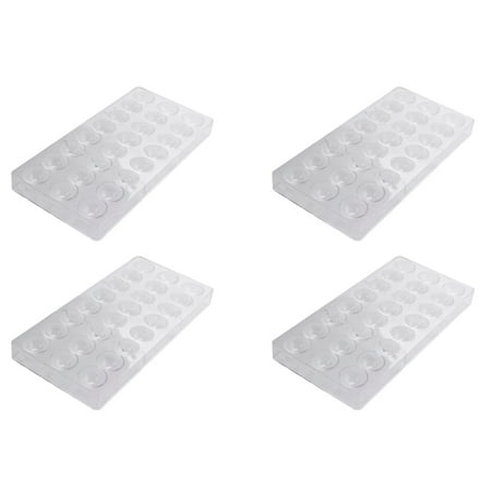 

4X 24 Holes Semi Sphere Chocolate Mould Polycarbonate Chocolate Bar Mold Half Ball Candy Maker Mold Bakeware