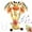 Télécommande, variante sur Girafe Dansante Jouet, Peluche Musicale Premium Améliorée avec Fonction de Volume Réglable, Chansons Chantantes, Danse Énergique Torsadée, Lumières LED Brillantes, Imitation Vocale Interactive & Enregistrement