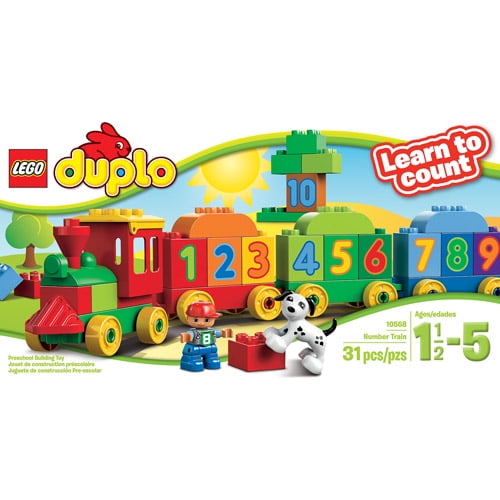 lego duplo counting train