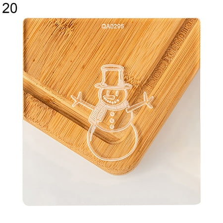 

Grandest Birch Biscuits Mold Christmas Design Corrosion Resistance Plastic Candy Dessert Cutter Baking Tools Christmas Design Non-