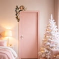 thumbnail image 4 of Diceymbol 9.84 Inch Christmas Angel Door Frame Corner Decoration, Elegant Angel Doorway Decor with Stars Evergreen Pinecones Gold Ribbon and Bells for Home, 4 of 5