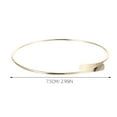 thumbnail image 3 of DESIGNICE 2pcs Bangle Bracelets for Women Adjustable Bangles Metal Cuff Bangles Stylish Bangles Trendy Wrist Jewelry for Girls and Women, 3 of 7