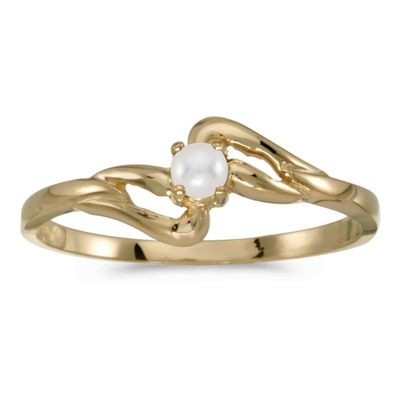 14k Yellow Gold Freshwater Cultured Pearl Ring