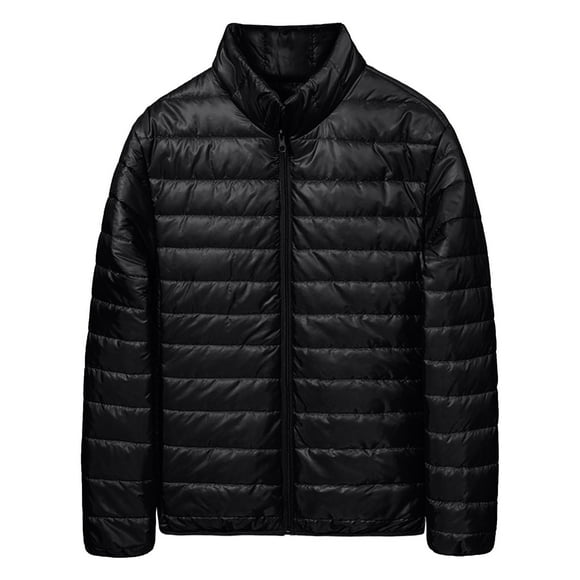 Aoiroe Long Puffer Jacket Womens Plus Size Coat Women'S Sweatcoat Heavy Winter Coats For Women Women'S Coats Down Jacket 2025 Fall Trendy Long Sleeve Black 2XL