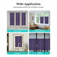 thumbnail image 6 of Window Privacy Film Halloween Stained Glass Window Film Decorative Sun Block Window Cover Purple Black Haunted-House Fall Seasonal Window Clings Static Adhesive Sticker for Bathroom 17.7"x78.7", 6 of 7