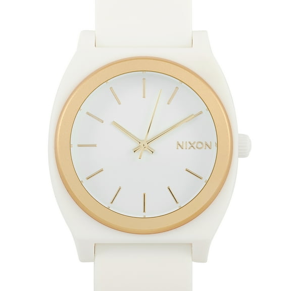 Nixon Men's Time Teller A1191297 White Plastic Quartz Fashion Watch