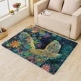 thumbnail image 2 of Sea Turtle Rug Nursery - 5x7 Rug - Sea Turtle Rug - Sea Animal Colorful Area Rug - Ocean Animal Floral Underwater Rugs - Multicolor Under The Sea Carpet, 2 of 7