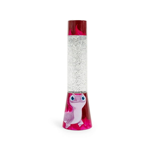Lámpara Motion Lamp Disney Frozen 2 Bruni Salamander con purpurina LED