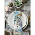 thumbnail image 3 of Coastal Snowman Christmas Cloth Napkins Washable Set of 4, Xmas Tree Flamingo Beach Reusable Dinner Table Napkins Cloth Bulk for Weddings Kitchen Restaurants Hotel Events Parties 20 x 20 Inch, 3 of 9