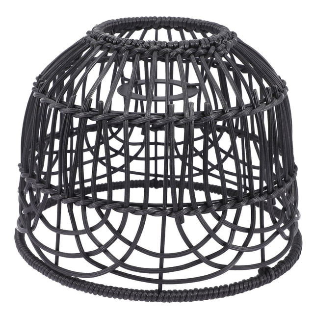 Miangastore Rattan Lampshade Woven Hanging Lamp Shade Chandelier Light Shade Decorative Lamp Shade