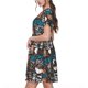thumbnail image 2 of Disketp Coffee Lover Print para Vestido de Manga Corta para Mujeres, Vestidos de Verano para Mujeres, Casual y Holgado para la Playa, 2 of 6