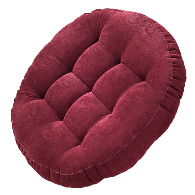 Tapicería de tatami circular engrosada, tapicería, reposapiés Papasan de color sólido