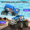 thumbnail image 4 of Amphibious Remote Control Car Toys for Boys Girls 2.4GHz 1:16 All Terrain Off-Road RC Car Waterproof RC Monster Truck Kids Pool Toys Remote Control Boat Gifts for Christmas, 4 of 9