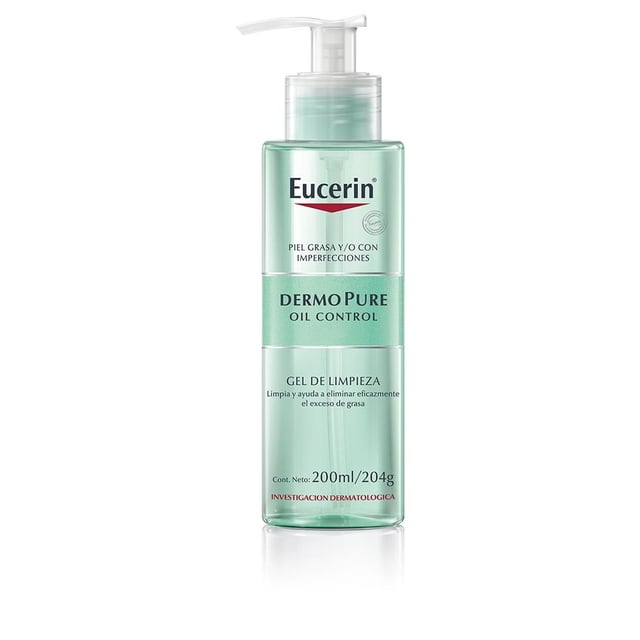 Gel limpiador facial Eucerin DermoPure Oil Control de 200 ml