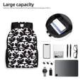 thumbnail image 6 of Cauagu Panda Print Backpacks,Travel Daypack Casual Laptop Backpack Bookbag Fits 15 Inch Computer for Men Women, 6 of 8