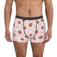 thumbnail image 4 of Wukai Strawberry Floral Print Men’s Underwear Breathable Boxer Briefs,&nbsp;Moisture Wicking & Breathable-, 4 of 7