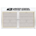 thumbnail image 3 of Aarco Products DCC4872RHW Enclosed Bulletin Board with Header - White, 3 of 3