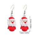 thumbnail image 6 of SUSHANG Santa Claus Earrings Christmas Series Resin Santa Earrings Cute Earrings Earrings, 6 of 6