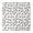 White Cow Black, variant on White Cow Black Spot Couple Pattern Square Fitted Tablecloth with Elastic Edge,Square Table Cover,Washable Elastic Table Cover for Home Kitchen Party Decor 34"x34"