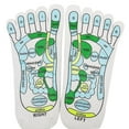 thumbnail image 3 of Acupressure Reflexology Socks Foot Massage Reflection Area Acupressure Reflexology Socks Schematic Socks Foot Pressure Point Acupressure Massage Auxiliary Socks, 3 of 8