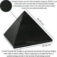 thumbnail image 3 of Shungite Crystal Pyramid 2" Inch, 3 of 5