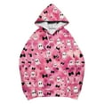 thumbnail image 5 of Sakmal Cute Hooded Sweatshirts for Women Cute Ghost Print Halloween Pink Sweatshirts Loose Fit Hoodies for Women, 5 of 5