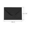 thumbnail image 2 of REGALWOVEN Mini Envelopes, Mini Present Card Business Card Envelope for Greeting Wedding Black, 2 of 6