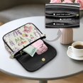 thumbnail image 4 of ZUXONGSY Tulip Lavender Print Shoulder Handbag for Women Lightweight Crossbody Bag Fashion Satchel with Adjustable Wide Strap for Dating Workout, 4 of 7