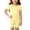 Yellow, variant on Juorvia Girls Summer Outfits 2pc Toddler Knitted Ribbed Classic Fitted Crew Neck T-Shirts High Waist Shorts(18-19 Months,Yellow)