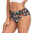 thumbnail image 2 of Balery Autumn Fox Owl Ropa Interior de Algodón para Mujer con Dibujo – Braguitas Cómodas y Elásticas, Estilo Clásico-3X-Large, 2 of 6