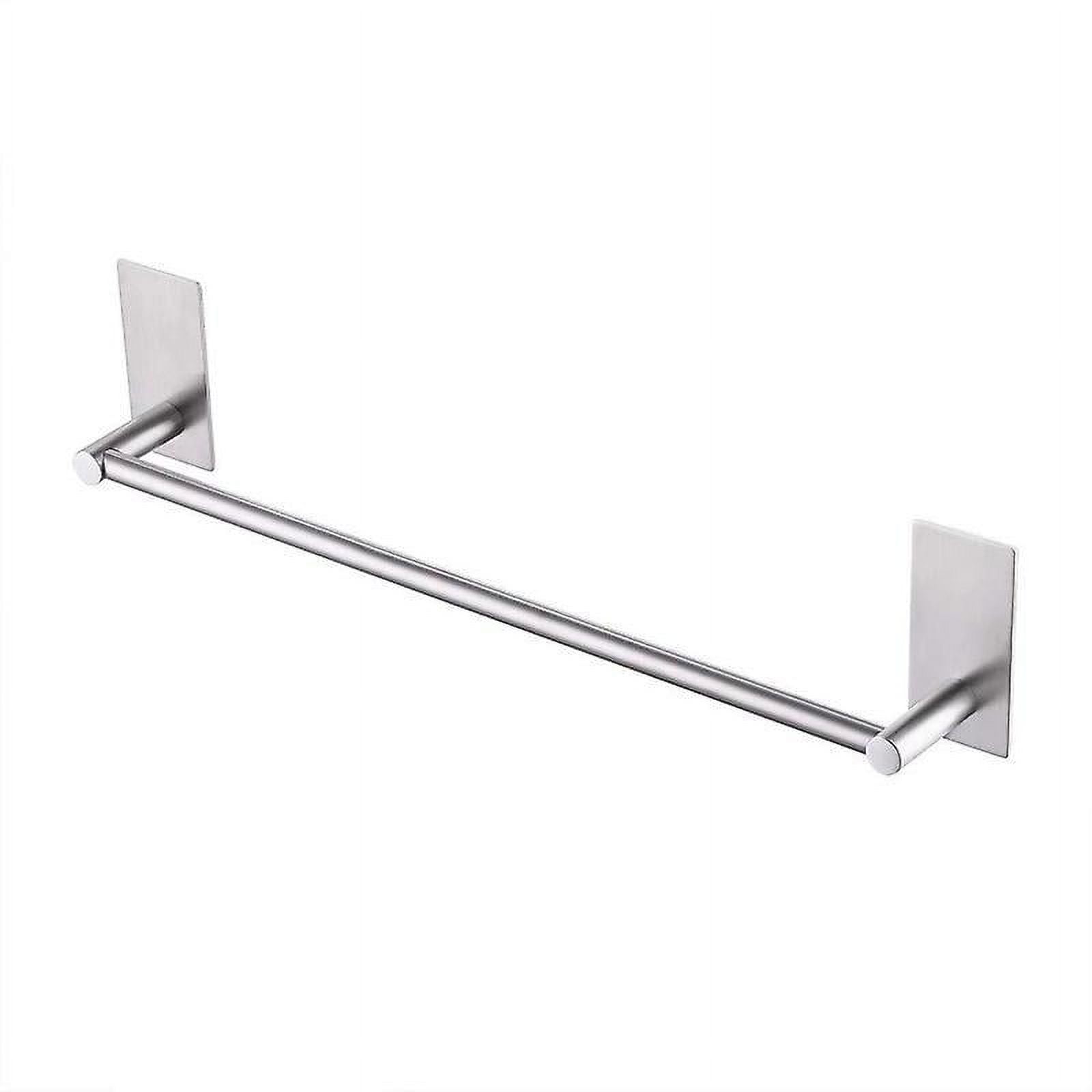No drill towel bar brushed nickel hotsell